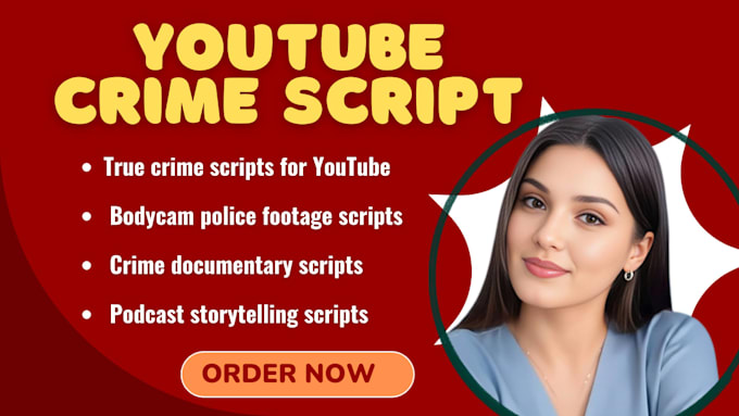 write viral true crime, mystery, and documentary youtube scripts