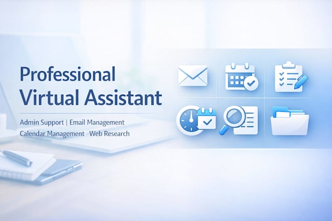 provide professional virtual assistant and admin support