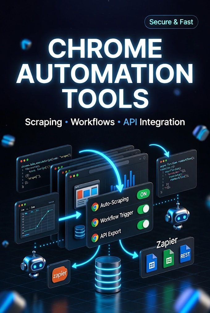 build a custom chrome extension for automation or tools