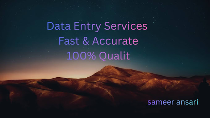 do data entry, typing, copy paste and PDF to word fast and accurately