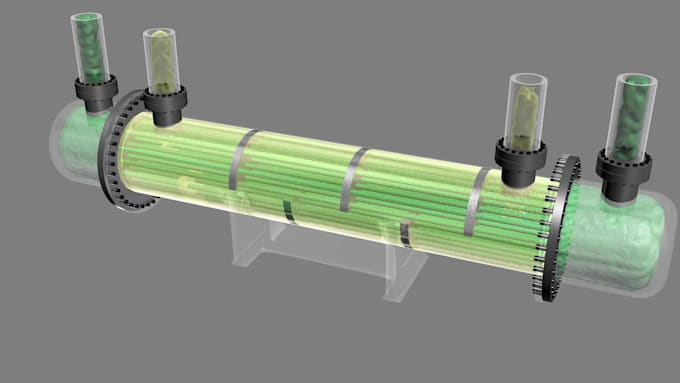 create high quality 3d chemical engineering and industrial plant animation