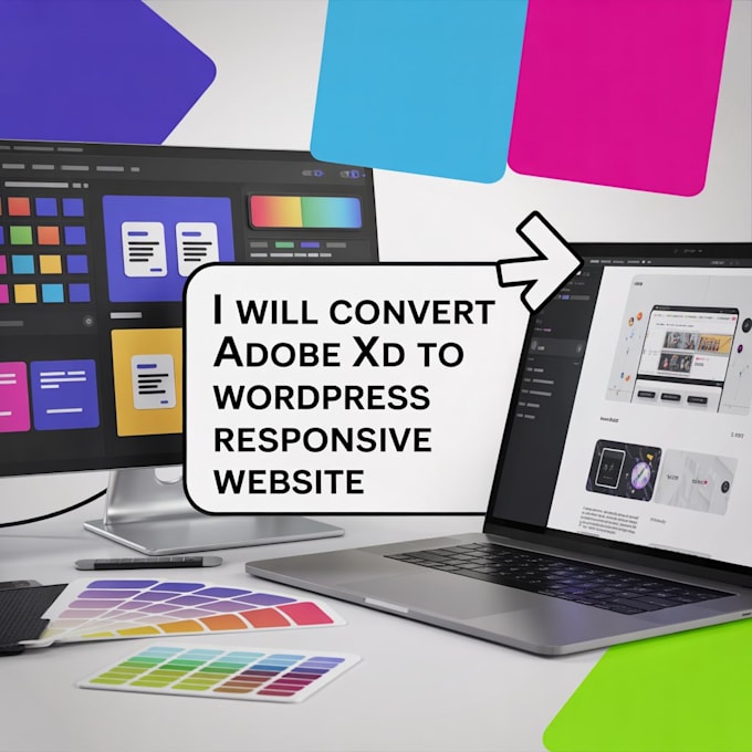 convert adobe xd to wordpress responsive website perfectly