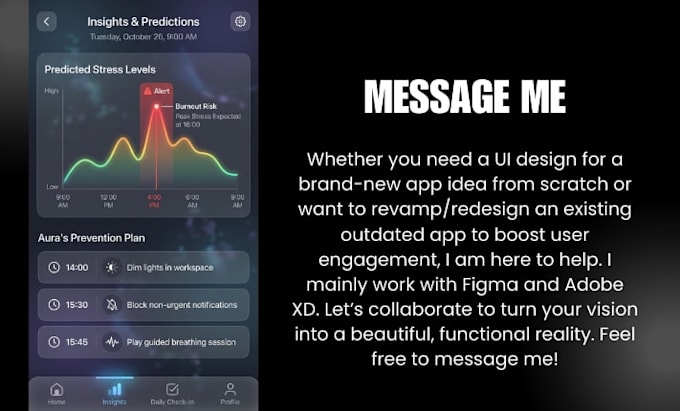 design mobile app UX UI and redesign