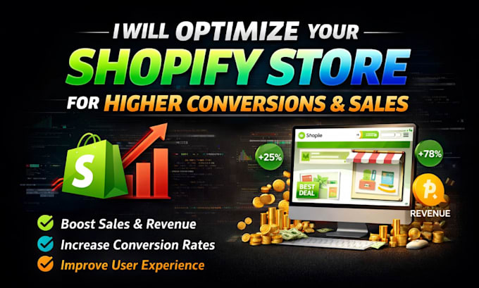 optimize your shopify store for higher conversions and sales