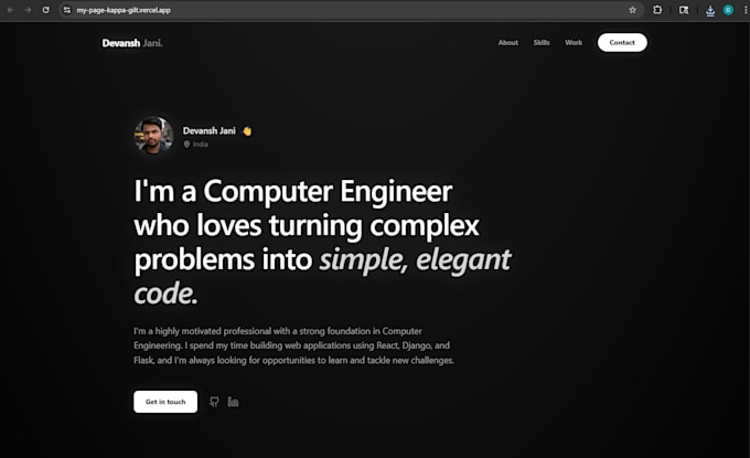 build a responsive portfolio website