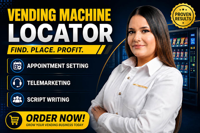 real estate cold calling vending machine freight brokers vending machine locator