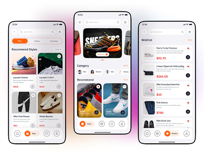 develop muiltivendor app and website, marketplace app, ecomerce app