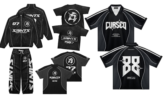 create streetwear design and techpack ready for manufacture
