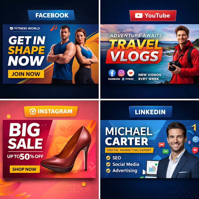 Banner Pdf File Design professional pdf, banner and create ai video by Ovixaprime | Fiverr