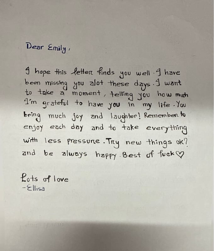provide professional handwriting service