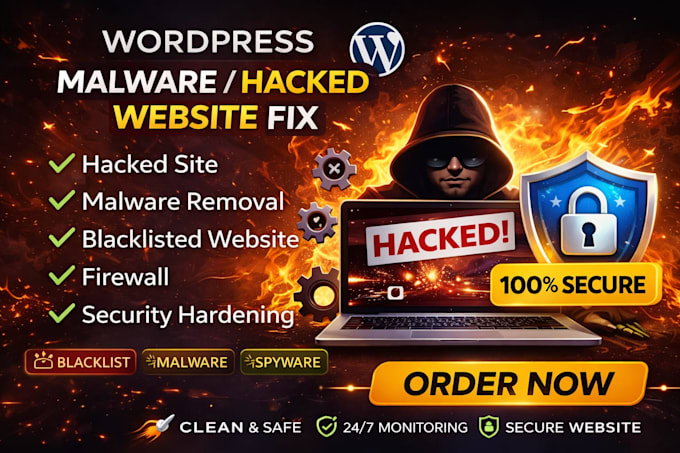 fix wp speed, malware hacked site and errors professionally