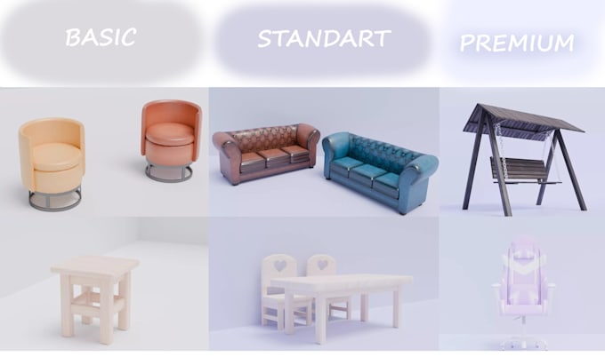 create realistic game ready 3d props and assets