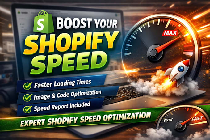 optimize shopify speed and improve your store loading time