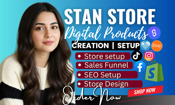 setup stan store, stan store design stan store marketing gumroad payhip website
