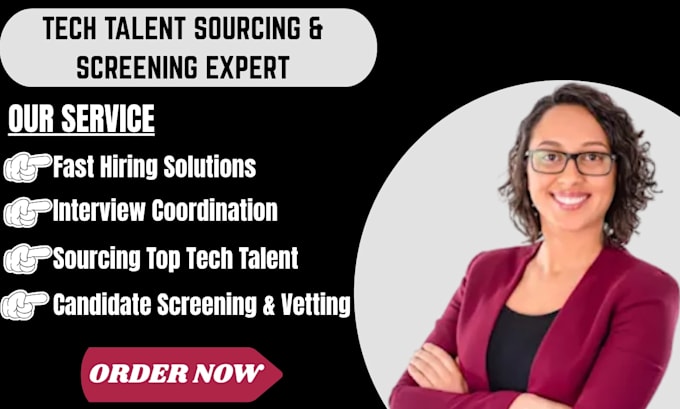 source, screen and hire top developers and tech talent fast