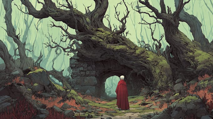 draw a fantasy illustration for you