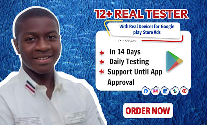 provide closed testing user testing 12 app testers 20 app testers google play