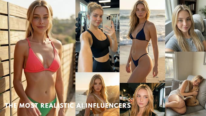 create a realistic ai influencer, virtual model,  ai avatar