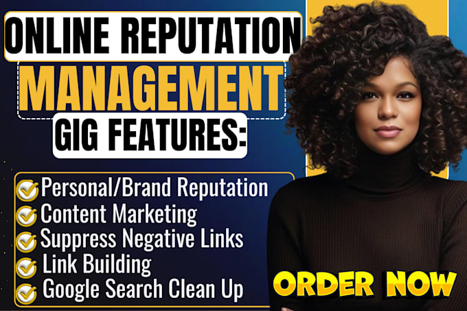 do online reputation management ORM services to suppress negative links