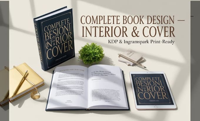 Design your complete book interior layout and cover for kdp self ...