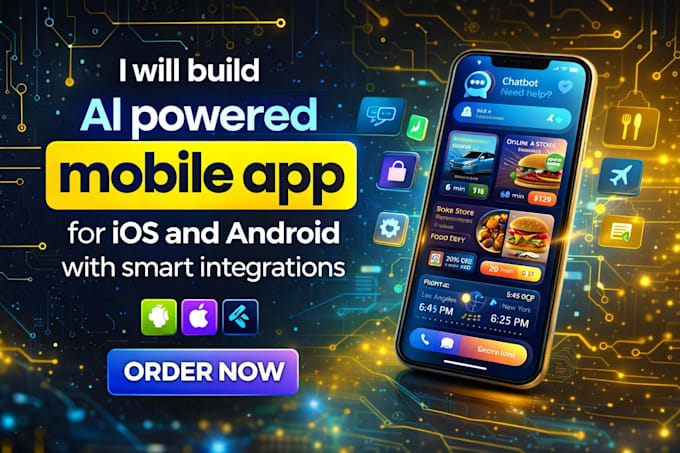 build ai powered mobile app for ios and android with smart integrations