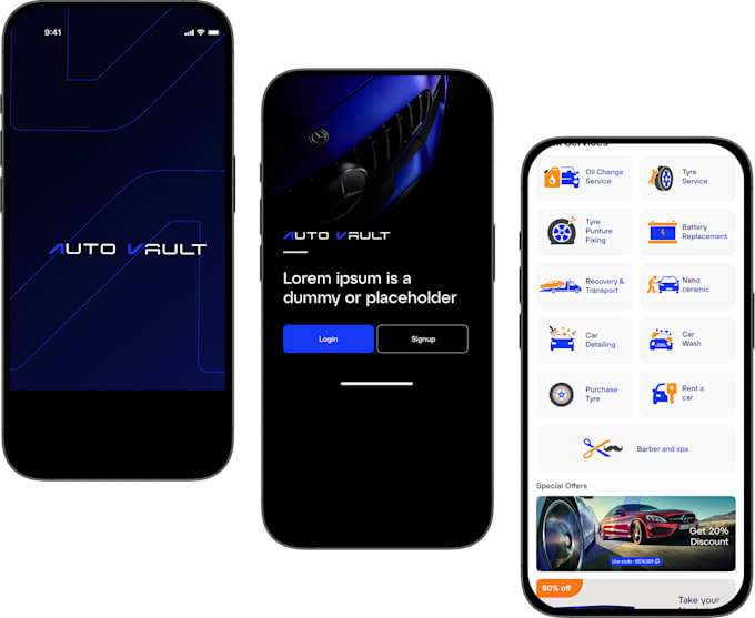develop flutter mobile app with API integration