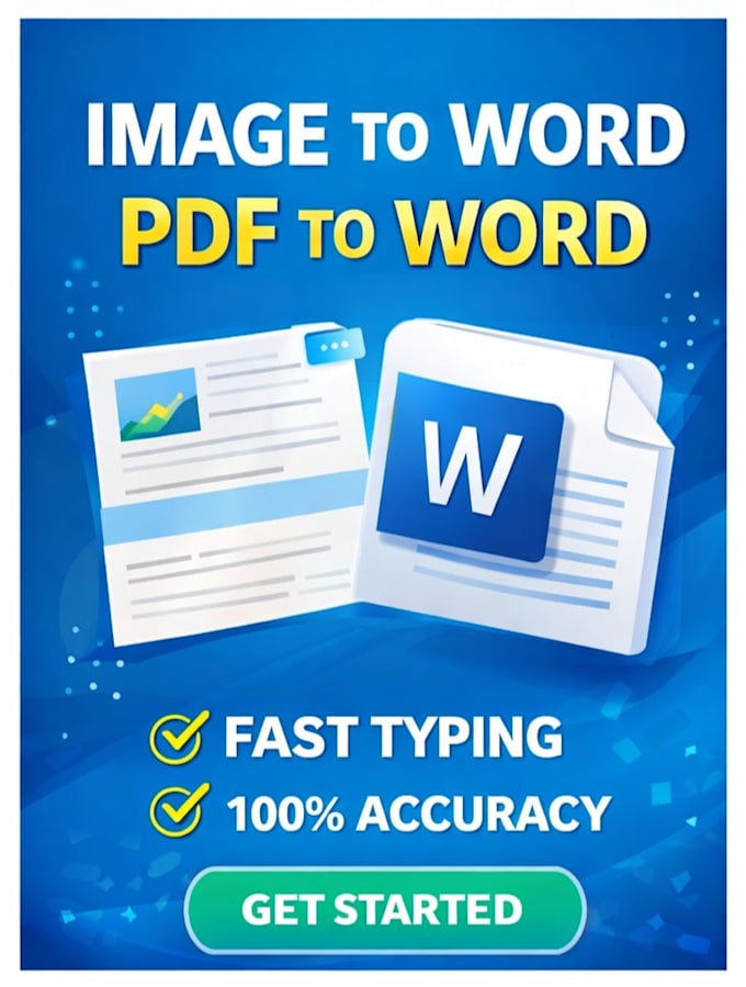 image or scanned documents to word typing