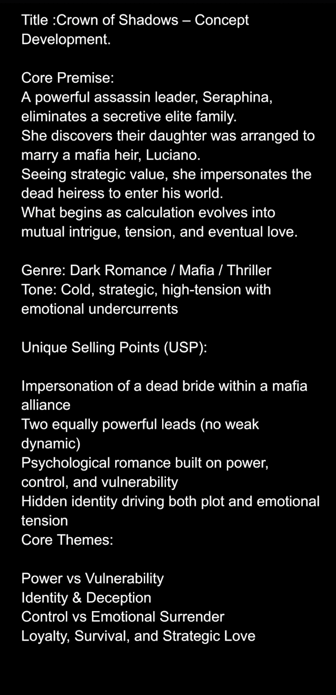 create detailed plot outline ,story structure and chapter breakdown for novels