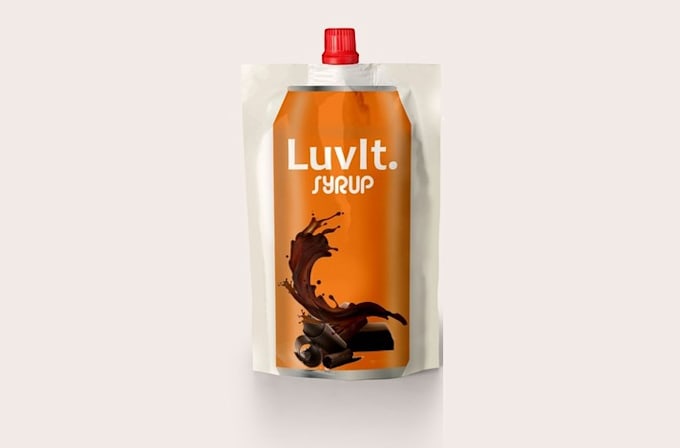 design pouch supplement product label