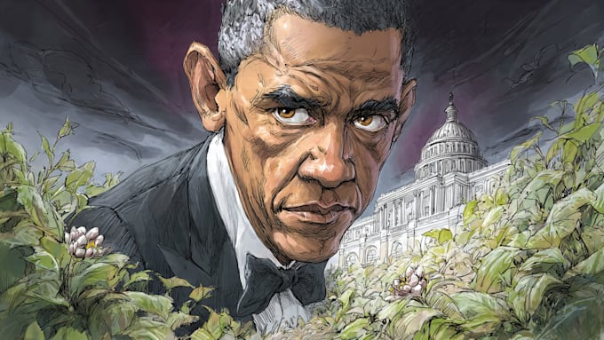 do a political cartoon art