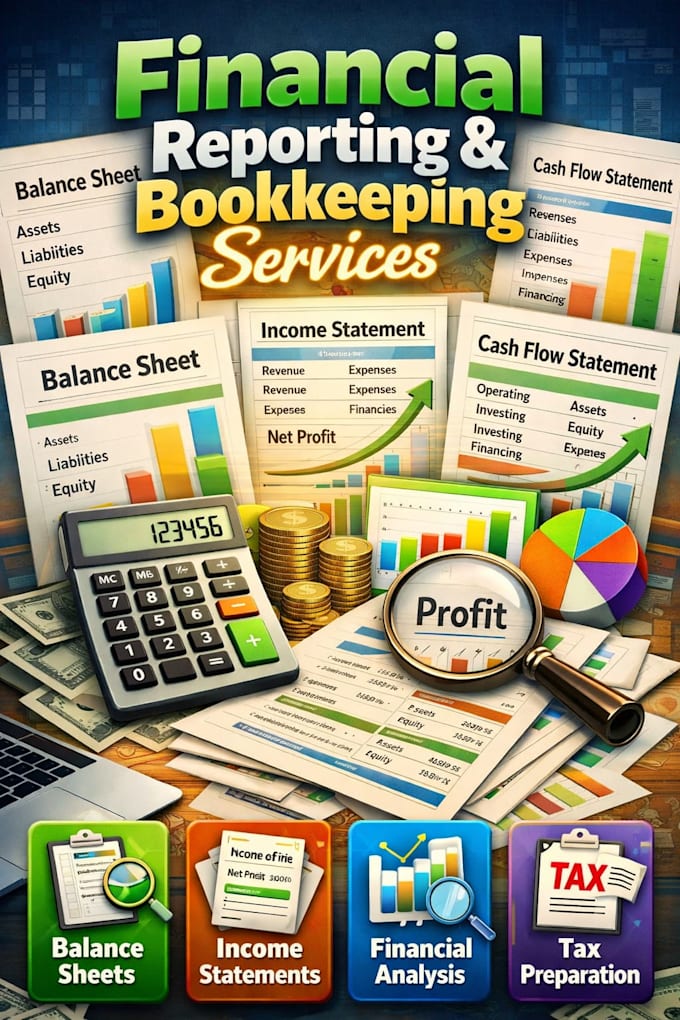 prepare financial statement do financial reporting balance sheet on excel or pdf