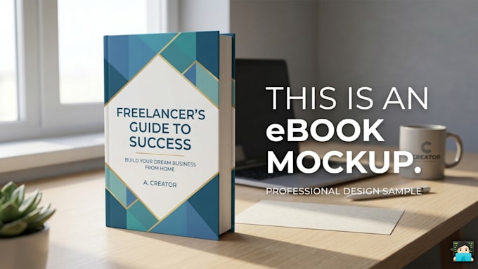 create professional 3d ebook mockups for digital products