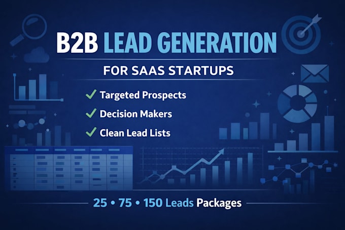 build a targeted b2b lead list for saas startups