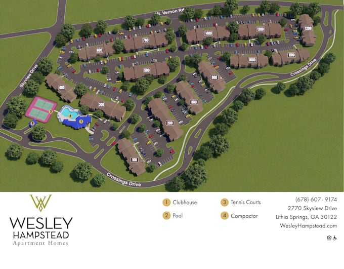 design a 3d site conceptual layout from 2d maps