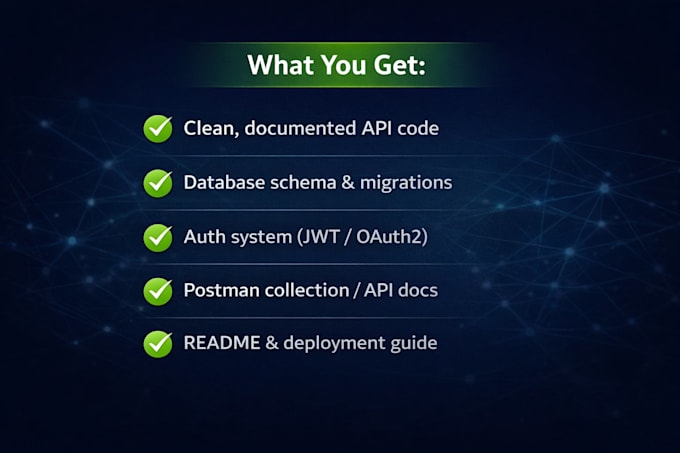 build scalable backend apis for fintech and saas platforms