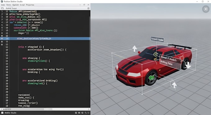 script roblox systems gui, fix bugs,ui,ux, and develop game features using lua