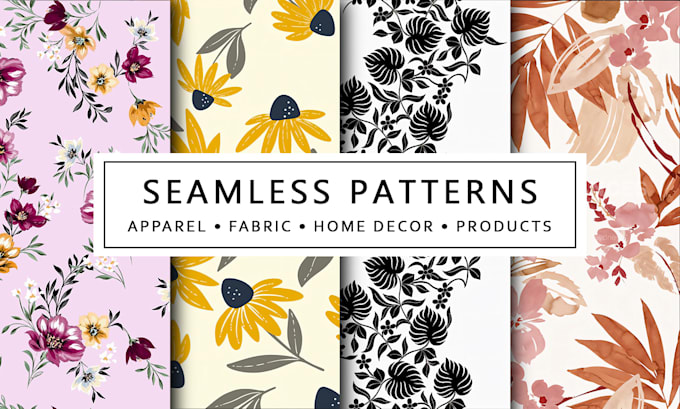 design seamless patterns for clothing and apparel