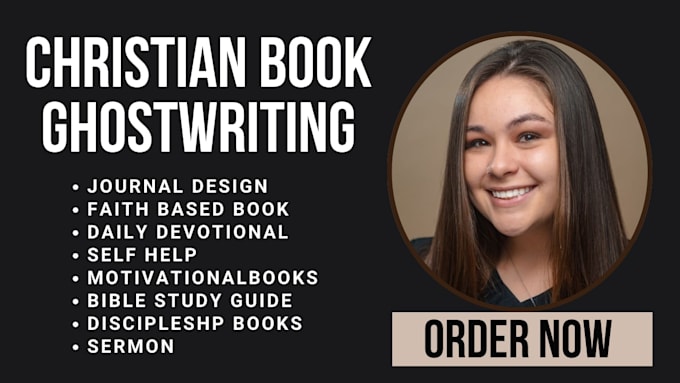 christian book ghostwriting memoir prayer journal sermon devotional kdp