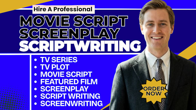 write a professional feature film or TV series screenplay