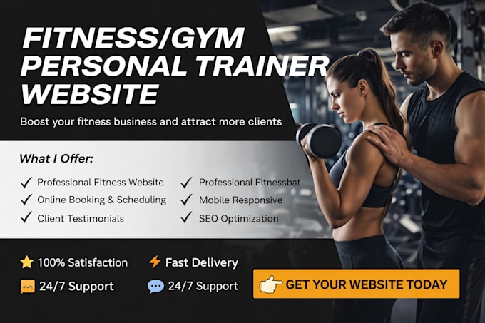 do fitness website gym website personal trainer website