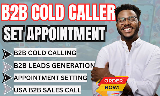 b2b cold caller, cold calling appointment setting b2b sales call