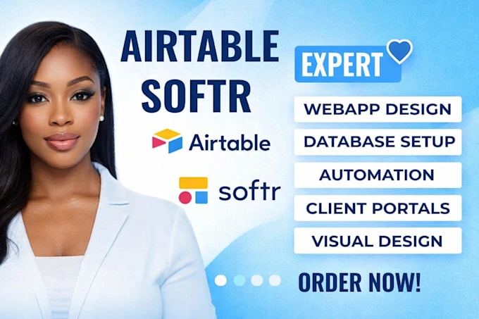 setup airtable database softr wbapp airtable automation and client portal
