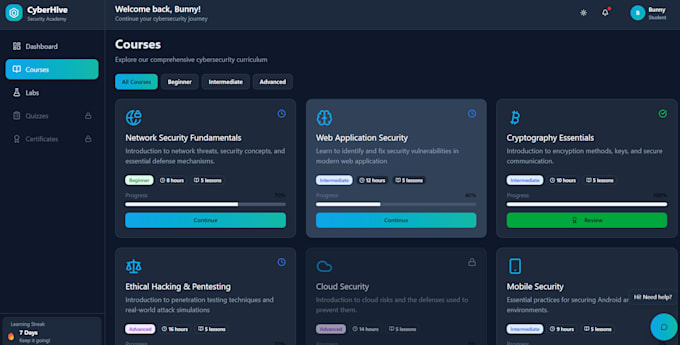 create websites or improvise