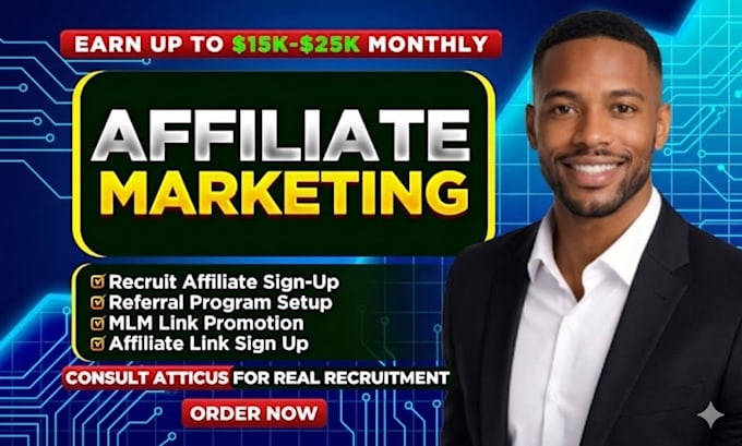 affiliate program promotion, recruit affiliate marketer, affiliate recruitment