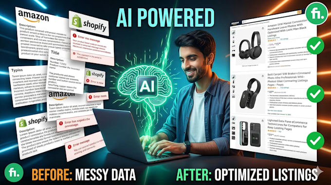 be your ai virtual assistant for shopify and amazon