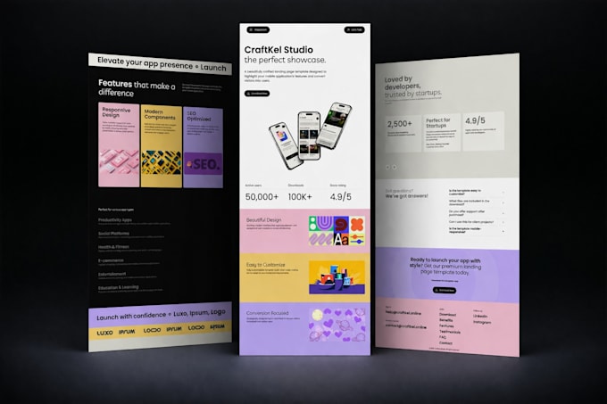 develop a fast, scalable, responsive and secure full stack web application