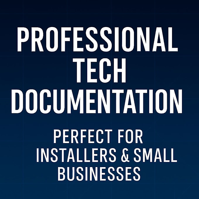 create professional installation, wiring, or troubleshooting guide