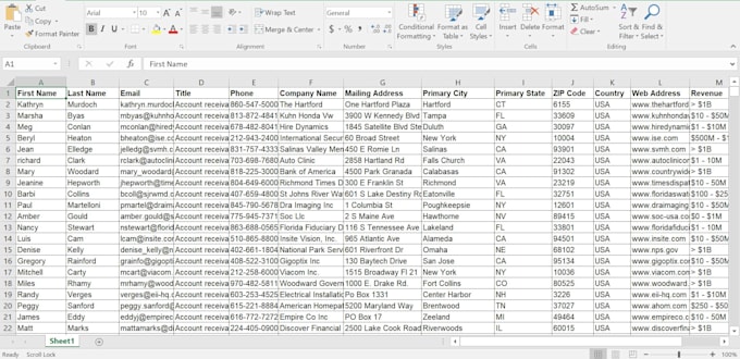 do b2b lead generation and email scraping