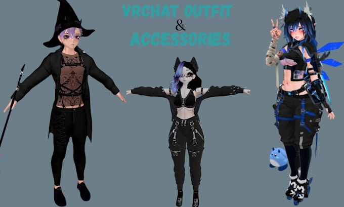 make vrchat clothing vrchat outfit vrchat props vrchat accessories pc, quest