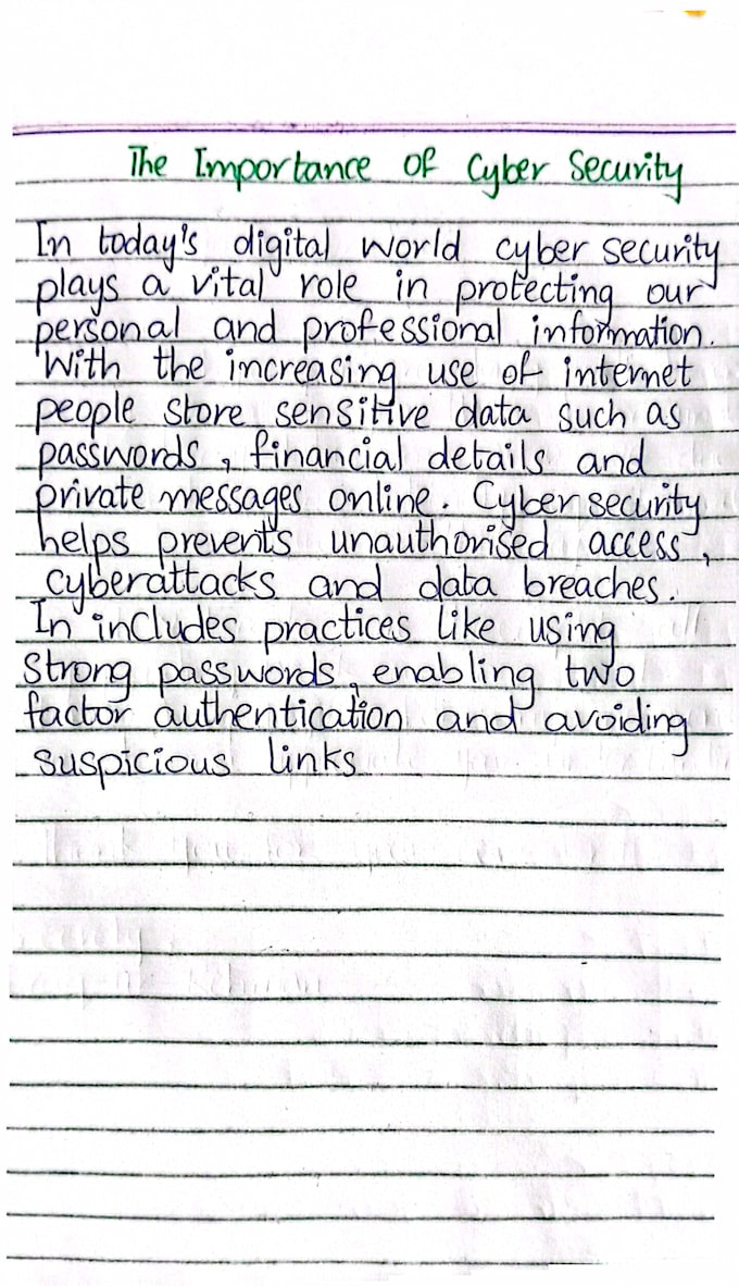 do any handwriting in no time